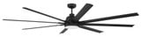 Rush 8 Blade Ceiling Fan with Light Kit 84 Inch Wide by Craftmade - RSH84-8