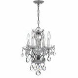 Traditional Crystal 4 Light Mini Chandelier by Crystorama - 5534