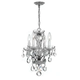 Traditional Crystal 4 Light Mini Chandelier by Crystorama - 5534
