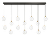 Iissa 63W 14 LED Chandelier 8.5 Inch Tall and 15.5 Inch Wide by Eurofase - 48938
