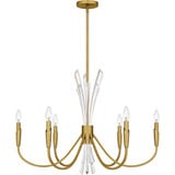 Cecily 6 Light Chandelier 24.25 Inch Tall and 32 Inch Wide by Quoizel - CCY5032