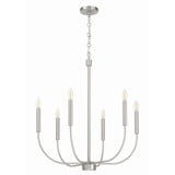 Traci 6 Light Chandelier 31.25 Inch Tall and 26.38 Inch Wide by Craftmade - 59826