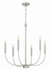 Traci 6 Light Chandelier 31.25 Inch Tall and 26.38 Inch Wide by Craftmade - 59826
