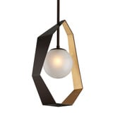 Origami 12W 1 LED Small Pendant by Troy - F554