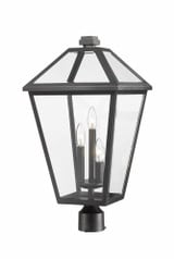 Talbot 3 Light Outdoor Post Mount Lantern 12.25 x 24.25 Inches by Z Lite - 579PHXLR