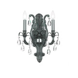 Dawson 2 Light Classic Candle Style Wall Sconce by Crystorama - 5563