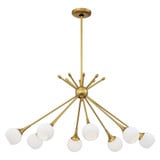Pontil 8 Light Medium Island Chandelier by George Kovacs - P1808