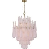 Ollie 16 Light Chandelier 36.75 Inch Tall and 26.25 Inch Wide by Crystorama - OLL-6006-AG