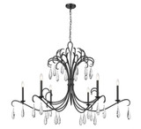 Amara 6 Light Chandelier 34 x 58.75 Inches Wide by Z-Lite - 3039-59