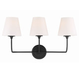 Sylvan 3 Light Candle Style Vanity Light by Crystorama - 2443