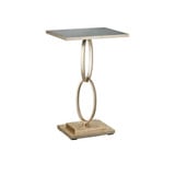 Bangle Accent Table 27.25 Inch Tall and 18 Inch Wide by Currey Company - 4000-Bangle