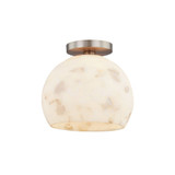 Alabaster Rocks 1 Light 10 Inch Wide Semi Flush Mount by Justice Design - ALR-6353
