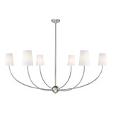 Shannon 6 Light Chandelier 25.75 x 62 Inches Wide by Z-Lite - 3040-62