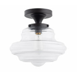 Solaria 1 Light 12 Inch Wide Semi Flush Mount by Brio - SO101