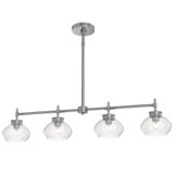 Kinsmon 4 Light Modern Linear Chandelier by LUMLight - 3014