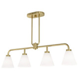 Wynridge 4 Light Modern Linear Chandelier by LUMLight - 3002