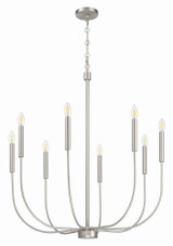 Traci 8 Light Chandelier 37.25 Inch Tall and 30.75 Inch Wide by Craftmade - 59828