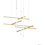 Labyrinth 83W 1 LED Chandelier 45 Inch Tall and 61 Inch Wide by Sonneman - 2106