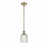 Bridal Veil 1 Light Steel Mini Pendant by Innovations - 516-1S-G559-5