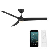 Pisces 3 Blade Ceiling Fan with Light Kit 54 Inch Wide by Modern Forms - FR-W2503-54L