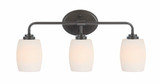 Meira 3 Light Vanity Light by Brio - ME803
