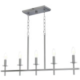 Sapello 5 Light Candle Style Linear Chandelier by LUMLight - 3010