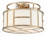 Danielson 3 Light 16.75 Inch Wide Flush Mount by Crystorama - DAN-400