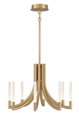 Olette 32W 8 LED Chandelier 17 Inch Tall and 24 Inch Wide by Eurofase - 49010