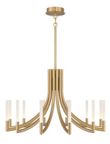 Olette 40W 12 LED Chandelier 22 Inch Tall and 36 Inch Wide by Eurofase - 49011