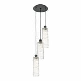 Crown Point 3 Light Cord Hung Pendant 45.75 Inch Tall by Innovations - 113B-3P-G434-12