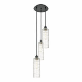 Crown Point 3 Light Cord Hung Pendant 45.75 Inch Tall by Innovations - 113B-3P-G434-12