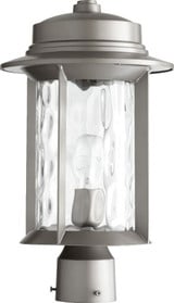 Charter 1 Light Outdoor Post Lantern in style 9.5 x 17 inches by Quorum  - 7248-9