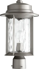 Charter 1 Light Outdoor Post Lantern in style 9.5 x 17 inches by Quorum  - 7248-9