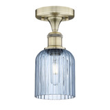 Bridal Veil 1 Light Semi Flush Mount 9.13 Inch Tall by Innovations - 616-1F-G559-5-GL