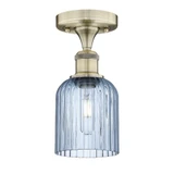 Bridal Veil 1 Light Semi Flush Mount 9.13 Inch Tall by Innovations - 616-1F-G559-5-GL