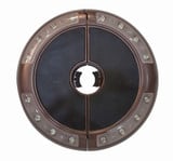Luna Round Umbrella Light with Bluetooth Speaker by SimplyShade - SS-LUNA