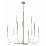 Traci 9 Light Chandelier 41 Inch Tall and 37.38 Inch Wide by Craftmade - 59829