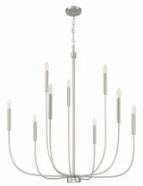 Traci 9 Light Chandelier 41 Inch Tall and 37.38 Inch Wide by Craftmade - 59829