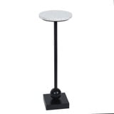 Ebony Pedestal Drinking Table 24 Inch Tall and 8 Inch Wide by Stylecraft - SF2625
