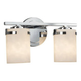 Clouds Atlas 2 Light Vanity Light by Justice Design - CLD-8452-10