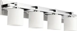 4 Light Cylinder Vanity Light 33 Inch Wide by Quorum - 5369-4