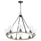 Paxton 8 Light Large Chandelier by Quorum 63-8 - 63-8