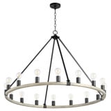 Paxton 16 Light Oversized Chandelier by Quorum - 64-16