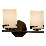 Candlearia Atlas 2 Light Vanity Light by Justice Design - CNDL-8452-14-CREM