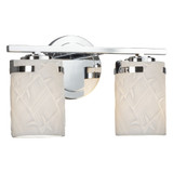 Limoges Atlas 2 Light Banl Vanity Light by Justice Design - POR-8452-10-BANL