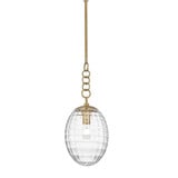 Venice 1 Light Small Oval Pendant by Hudson Valley - 4908