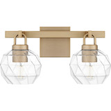 Celina 2 Light Bath Vanity 8.25 Inch Tall and 16 Inch Wide by Quoizel - CIA8616