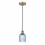 Bridal Veil 1 Light Cord Hung Mini Pendant 9 Inch Tall by Innovations - 616-1P-G559-5-GL