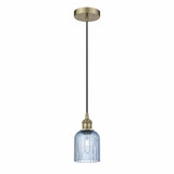 Bridal Veil 1 Light Cord Hung Mini Pendant 9 Inch Tall by Innovations - 616-1P-G559-5-GL