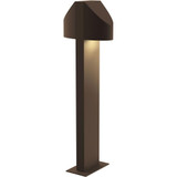Shear 4 LED Double Bollard 22 Inch Tall and 3.5 Inch Wide by Sonneman - 7316